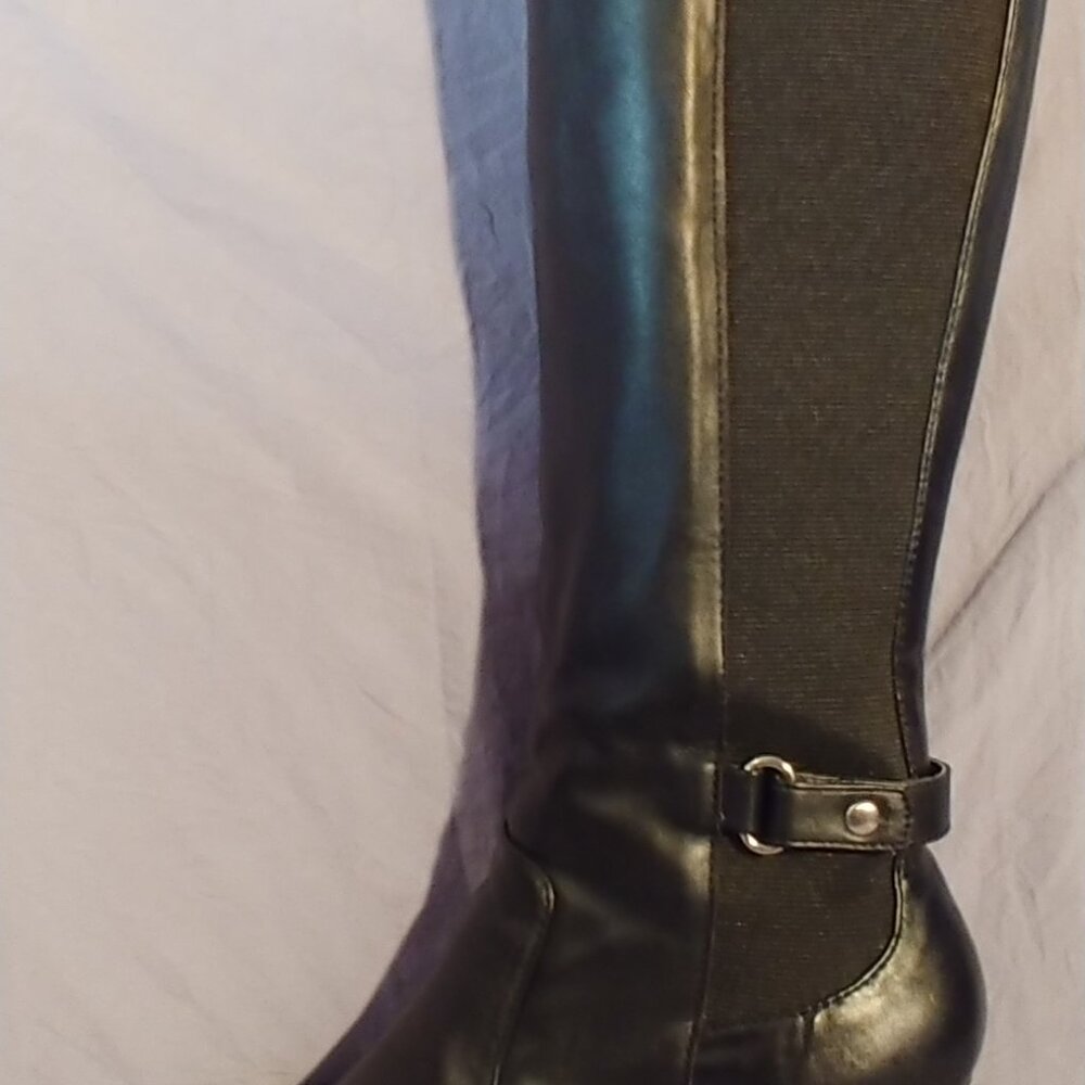 Karen Scott black leather Boots